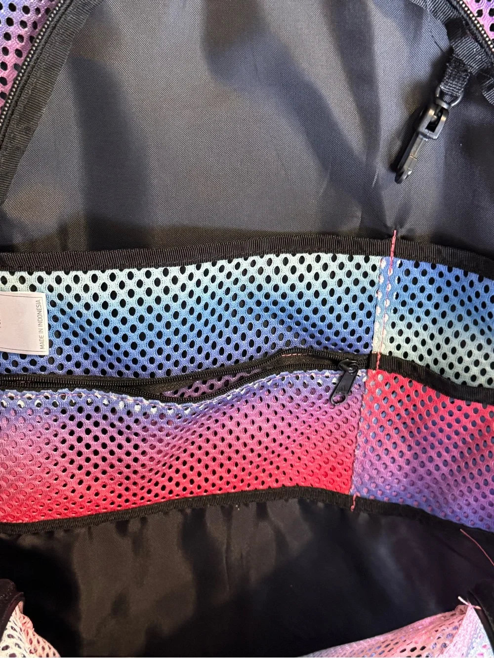 Pink Purple Adidas Mesh Backpack 🩷💜